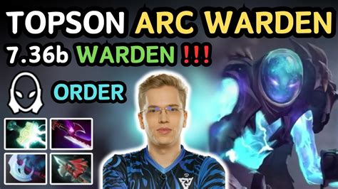 B Topson Arc Warden Midlane Highlights Master Tier Insane Play