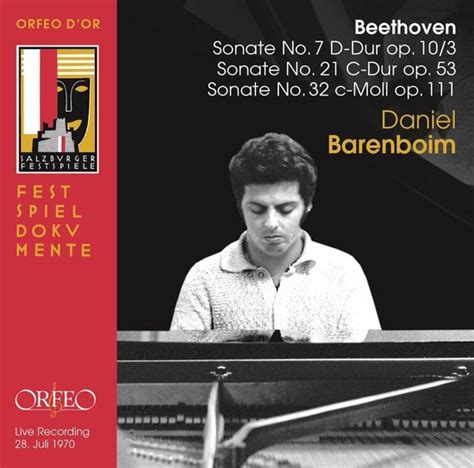 Daniel Barenboim Piano Sonatas Op Cd Daniel