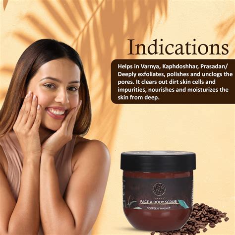 Buy Yahvi Face And Body Scrub Coffee And Walnut Online At Best Price In India