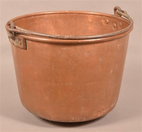 19th Century Pennsylvania Copper Apple Butter Kettle Feb 01 2020