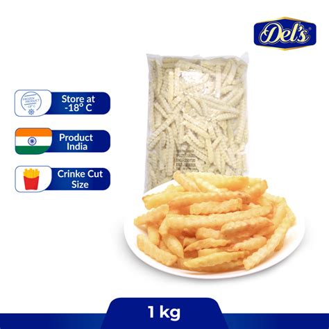 Jual Del S French Fries Crinkle Cut Kentang Goreng Crinkle 1 Kg