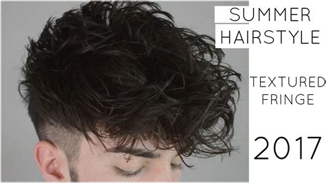 Textured Fringe Mens Summer Hairstyle Disconnected Undercut Youtube