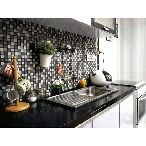 Dapur Minimalis Keramik Hitam Dapur Minimalis