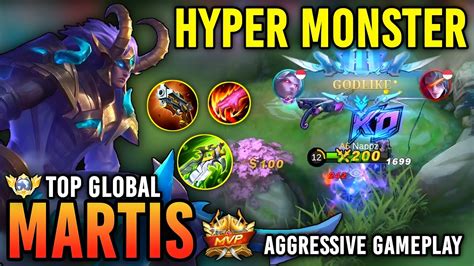 Hyper Monster Martis Best Damage Build Top Global Martis