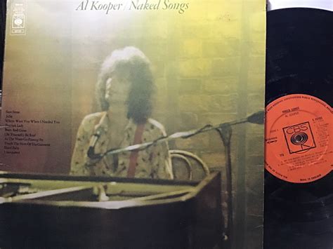 LP Al Kooper Naked Songs OOP VINYL RECORD Anubis Classic Rock Piring Hitam Hobbies Toys