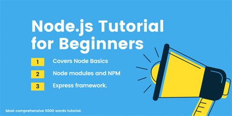 Nodejs Tutorial For Beginners Step By Step With Examples Codeforgeek