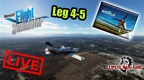 Microsoft Flight Simulator Ita Live Vfr Ivao World Tour Alpha Leg E