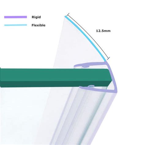 Shower Door Seals 2274 Suits 6 8mm Glass