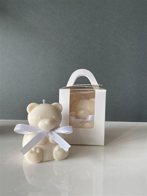 Teddy Candle For Baby Shower Teddy Bear Party Favours Baby Shower