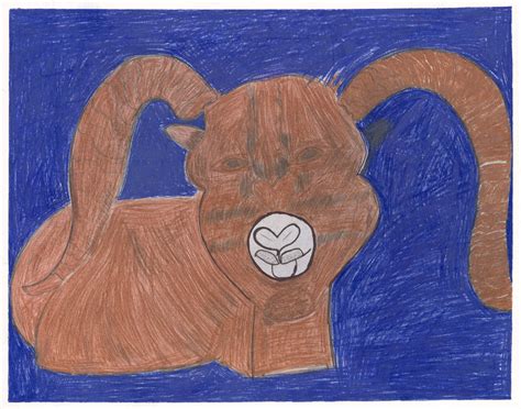 Mountain Ram By Marti Clark Art Enables