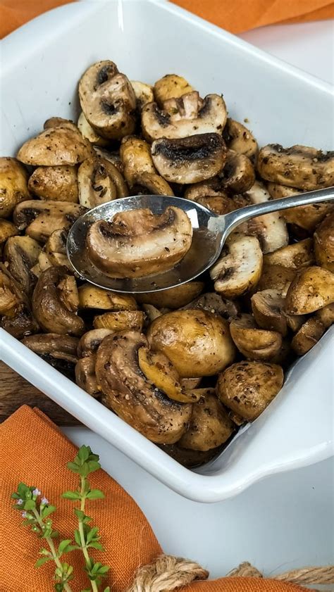 Spicy Button Mushrooms In The Air Fryer Maffies Recipes