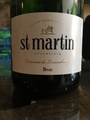 Caves St Martin Crémant de Luxembourg Brut Vivino US