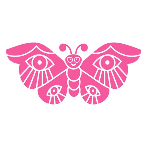 Diseño Png Y Svg De Recorte Espeluznante De Mariposa Rosa Para Camisetas