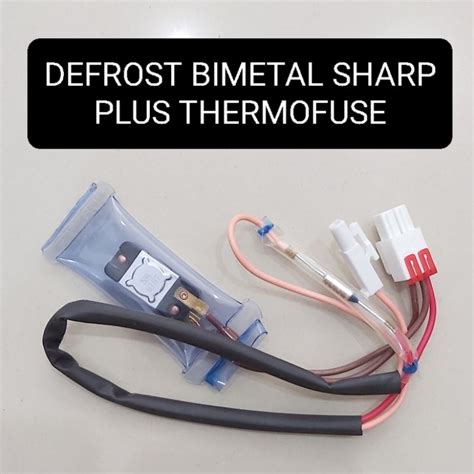 Jual Defrost Bimetal Sharp Kulkas Plus Thermofuse Shopee Indonesia