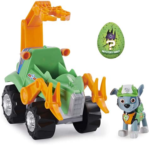 Rocky Dino Rescue Paw Patrol figurine + vehicle