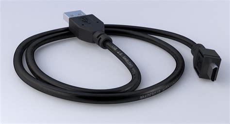 Free 3d Usb Cable Turbosquid 1274715