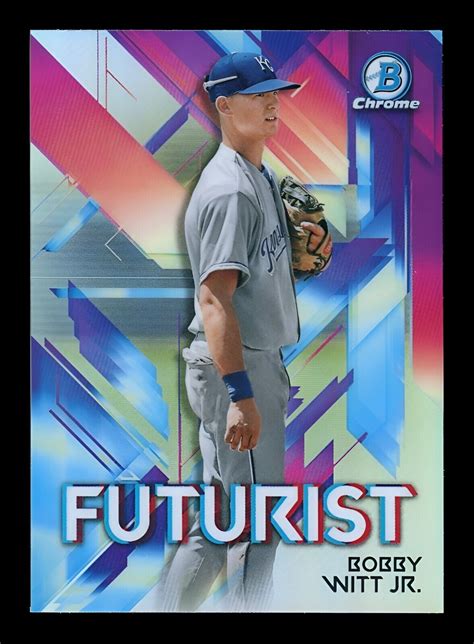 Bowman Chrome Futurist Refractors Futbw Bobby Witt Jr Ebay