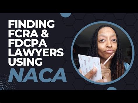 Using NACA To Find FCRA FDCPA Lawyers YouTube