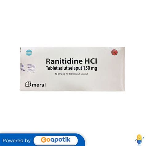 Jual Ranitidine Hcl Mersi Mg Box Tablet Shopee Indonesia