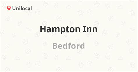 Hampton Inn – Bedford, 8 Hawthorne Dr (10 reviews, address and phone ...