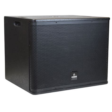 Subwoofer Amplificado Bocina Bajo Activo Grave Louder