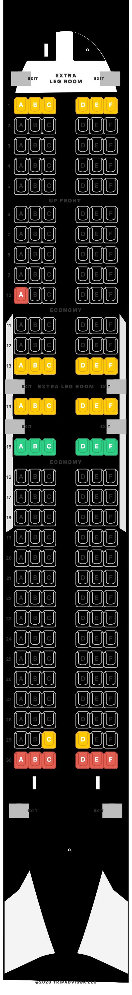 Seatguru Seat Map Tigerair Australia Seatguru