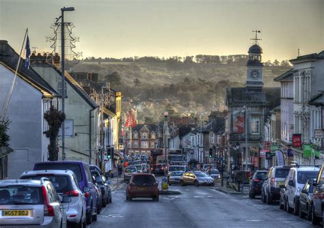 early morning  chard somerset   town  engl flickr
