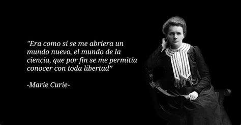 Las Mejores Frases De Marie Curie Frases De Marie Curie Marie