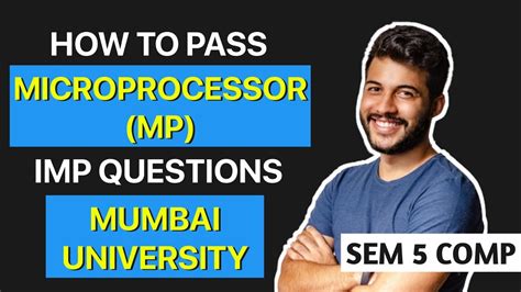 Microprocessor MP Important Questions How To Pass Microprocessor