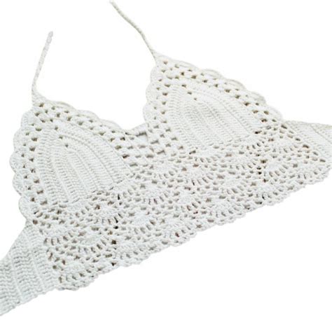 Women Summer Beach Crochet Crop Halter Tank Top Bralette Knit Bra Boho Cami Bikini Walmart