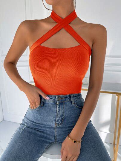 Halter Tops Fashion Halter Tops Shein Usa