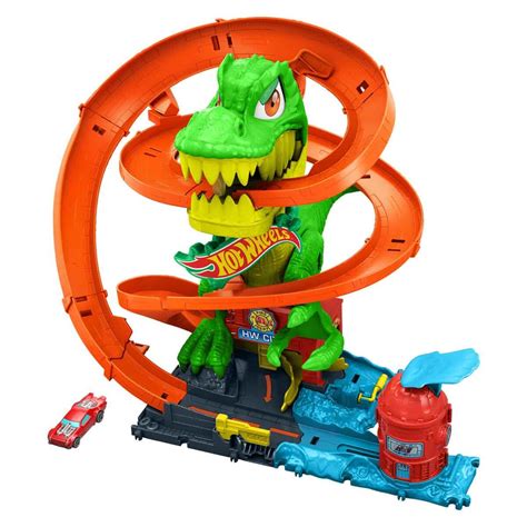 Hot Wheels T Rex ve İtfaiye İstasyonu Oyun Seti JBM73 Toyzz Shop