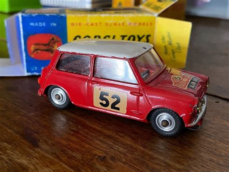 Corgi Toys Model Car Bmc Mini Cooper S Monte Carlo Rally