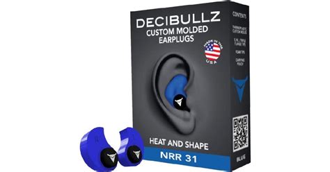 Decibullz Custom Molded Earplugs Blue — H Rehfisch And Co