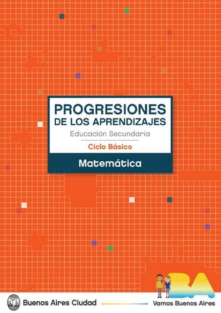 Progresiones Matemática Secundario Ciclo Básicopdf