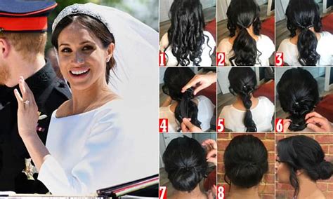 Hairdresser Reveals Eight Step Guide To Meghan Markles Messy Bun