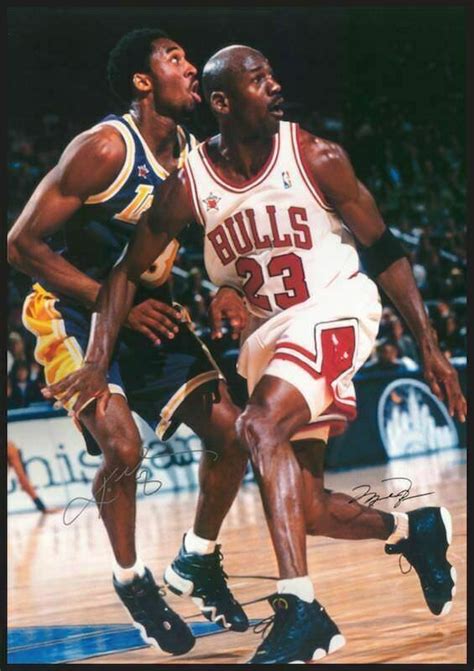 Michael Jordan Guarding Kobe Bryant Poster Lakers Bulls New X Free