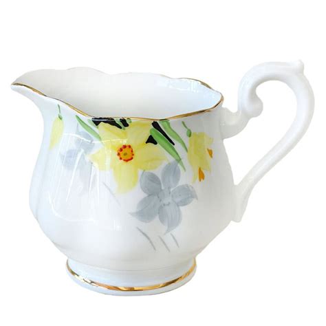 English Porcelain Royal Albert Crown China Hand Painted Daffodil Tea