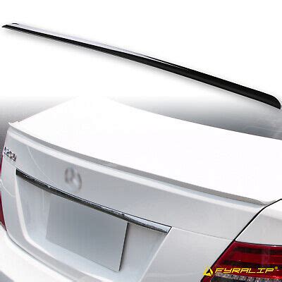 Fyralip Y Painted Gloss Black Custom Avl Trunk Lip Spoiler For Mb