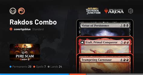 Standard Rakdos Combo Deck By Covertgoblue Mtg Arena Decks