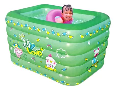 Alberca Para Ni Os Inflable Rectangular Summer Pool M Meses Sin