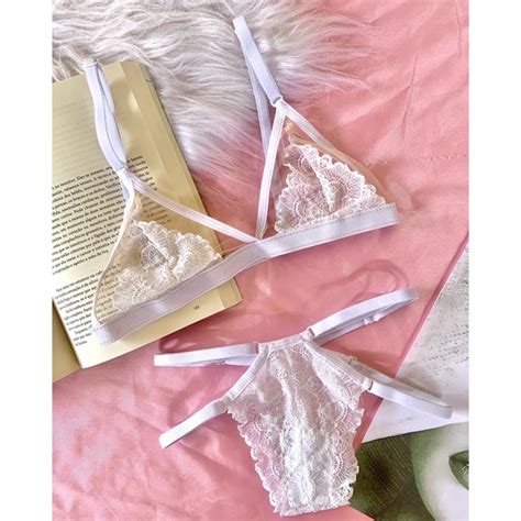 Lingerie De Renda Tule Lingerie De Luxo Shopee Brasil