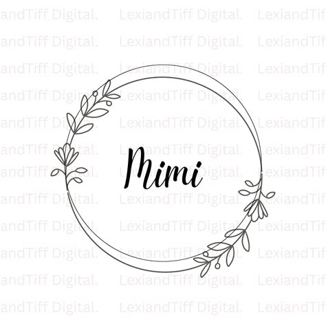 Mimi Svg Mom Life Svg Grandma Svg Mothers Day Svg Mom Grandma Clip