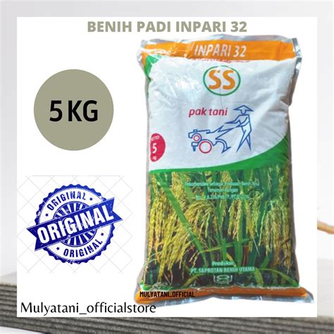 Bibit Benih Siap Tanam Padi Inpari 32 Prima Saprotan Utama Pak Tani 5