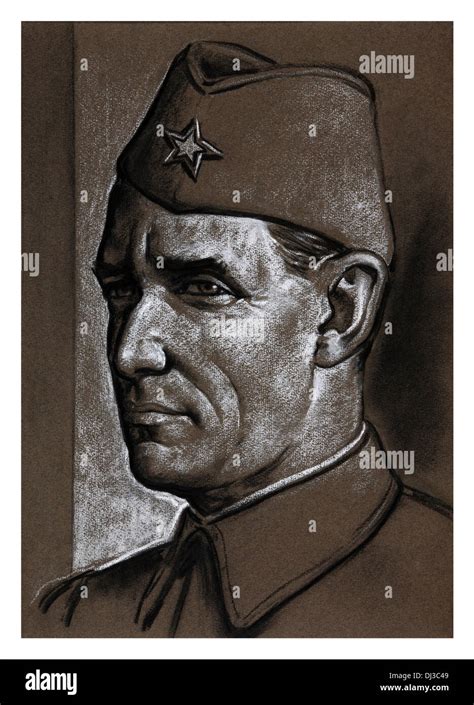 Josip broz tito yugoslav president Ausgeschnittene Stockfotos und ...
