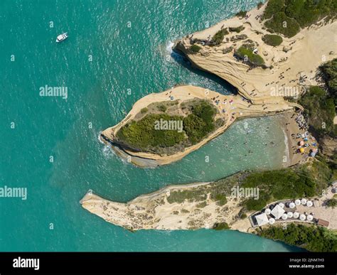 Aerial View Of The Promontory Of Sidari In The Northern Part Of The