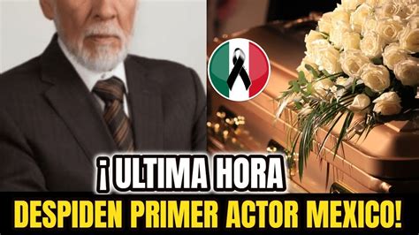 🔥¡ Ultima Hora Despiden Primer Actor De MÉxico Hoy Aarón Hernán Actor De La Sombra Del Pasado