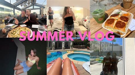 Summer Vlog Beach Days Palm Springs And Dinner With Friends Youtube