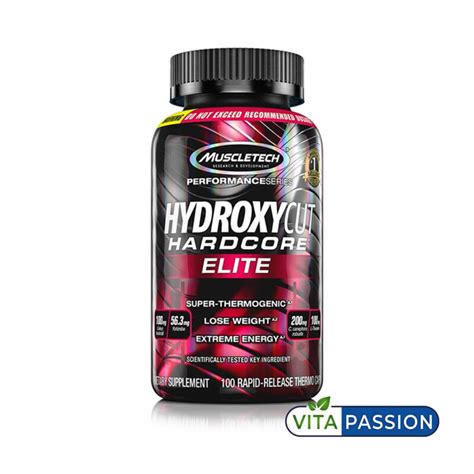 Hydroxycut Hardcore Elite 110 Capsules - MuscleTech - VitaPassion