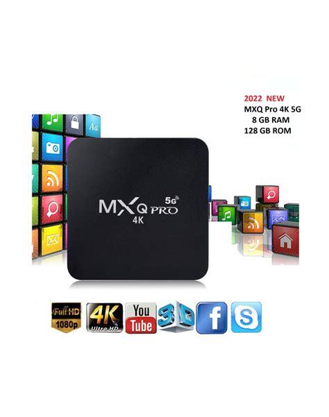 Смарт Android TV Box MXQ Pro 5G 4К Android 11 1 Dual WiFi 8GB RAM